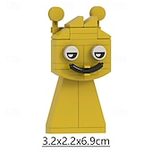 cheap Building Toys-Sprunki Building Blocks Set  Sprunki Toys Action Figure DIY Model Kit for Boys Girls 8-14 Creative Horror Music Game Role for Fans Adults Christmas Decor Collectible Gift