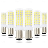 abordables Ampoules LED type maïs-Ampoules LED BA15D 6 W 220 V à intensité variable avec culot à baïonnette double pour suspensions, ventilateurs de plafond, machine à coudre 2/6 pièces