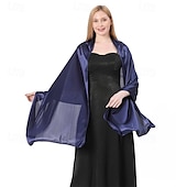abordables enveloppes d&#039;invité de mariage-châles et écharpes en mousseline de soie pour femmes pour robes de soirée, élégante étole en mousseline de soie douce et transparente, écharpe de mariage pour mariée