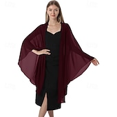 economico impacchi per gli invitati al matrimonio-scialli e mantelle in chiffon, scialle per feste di nozze, sciarpa per donna, abito da sera da sposa, abiti per occasioni speciali