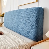 billiga Sängkläder Tillbehör-Stretch sänggavelöverdrag slipcover enfärgad dammskyddande sänggavel skydd överdrag