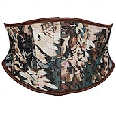 economico Accessori e altro-Retrò Vintage Medievale Rinascimento Corsetto Sottobusto Fiera del Ren Allacciato Floreale Jacquard Per donna Celtico Fantasia Halloween Carnevale Feste Casual Quotidiano LARP Adulti Corsetto