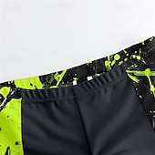 tanie Męskie zestawy odzieżowe-Męskie Koszulka z szortami na rower Krótki rękaw Kolarstwo górskie Kolarstwie szosowym Lato Wiosna Jesień Czarny Biały Pomarańczowy Graffiti Rower Suwak przedni Odvádí pot Wygodny Oddychający Spandeks