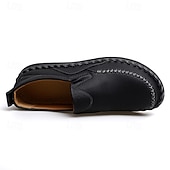 preiswerte Herrenpantoletten &amp; -slipper-Freizeit-Schlupfschuhe aus Kunstleder für Herren mit Steppnähten – bequemes, atmungsaktives Alltagsschuhwerk für Outdoor- und Freizeitaktivitäten
