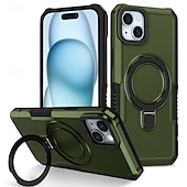 Недорогие Чехлы для iPhone-телефон Кейс для Назначение iPhone 16 Про Макс Плюс Айфон 15 Про Макс Плюс iPhone 14 13 12 11 Pro Max Plus Кейс на заднюю панель со стендом Защита от удара Ретро ТПУ