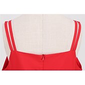 economico Vestiti-Retrò Vintage Anni 1950 Vestito Abito Swing Per donna Carnevale Mascherata Abbigliamento quotidiano Addio al Nubilato Adulti Vestito Abiti per il ritorno
