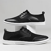cheap Men&#039;s Sneakers-Men&#039;s Lightweight Breathable Mesh Lace-Up Sneakers – Casual Walking Shoes with Airy Design for Summer, Travel &amp; Everyday Comfort