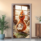 billige Dørdeksler-Morsomme Dyre Dørdekorasjoner Dørdeksler Syng Hval Dørteppe Dørgardin Dekorasjon Bakgrunn Innendørs/Utendørs Dørbanner Forsidegård