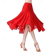 economico Abbigliamento da Pratica-gonna da ballo da sala da donna lunga swing valzer latino salsa danza del ventre flamenco costume