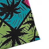 baratos calções de banho e calções de surf-Homens Calção Justo de Natação Shorts de Natação Tecido elástico de 4 vias Bermuda de Surf Calças Com Cordão Com bolsos Natação Surfe Praia Esportes Aquáticos Tropical Estampado Verão Primavera