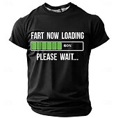 billiga Roliga T-shirts för män-Herr Rolig T-shirt Kortärmad T-shirt 3D-tryck Rund hals Skjorta Mode Dagligen Gata Dagligen Svart Blå Grön Sommar Vår Kläder S M L XL XXL XXXL