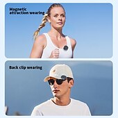 cheap Microphones-New Q81 wireless lapel clip microphone one to two with charging case Douyin live broadcast intelligent noise reduction wireless mini