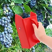 お買い得  ガーデンハンドツール-ベリー摘み器、ベリー摘み器と熊手、金属製のコームと人間工学に基づいたハンドルでベリー摘みが簡単にできるもの、ブルーベリー、リンゴンベリー、ハックルベリー用のブルーベリー熊手スコップ