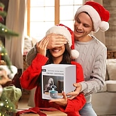 abordables Lumières intelligentes-Humidificateur de pluie Umbrella LED intelligent de 300 ml avec lumière LED 7 couleurs diffuseur d&#039;arôme télécommandé et avec minuterie pour la chambre cadeau amusant pour les enfants les adolescents