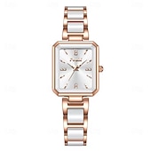 voordelige Quartz-horloges-poshi modieuze dameshorloge licht luxe diamant ingelegd vierkant temperament quartz horloge