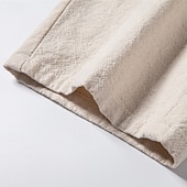 billige Herre Elite Bukser-Herre Bukser kinesisk Helfarge Full lengde Formell Bryllup utendørs Elegant Ferie Svart Lysebrun Mikroelastisk