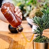 economico attrezzi da giardino-annaffiatoio con doccetta staccabile - ugello lungo flessibile, grilletto a pressione, irrigatore per piante in plastica trasparente per interni &amp;giardinaggio all&#039;aperto