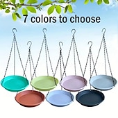 cheap Backyard Birding &amp; Wildlife-2-In-1 Bird Feeder Tray With 7 Colors Outdoor Bird Feeder Suitable For Garden Wildlife Bird Bath Drinking Water And Home Feeding