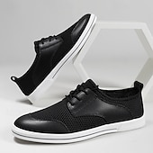 cheap Men&#039;s Sneakers-Men&#039;s Lightweight Breathable Mesh Lace-Up Sneakers – Casual Walking Shoes with Airy Design for Summer, Travel &amp; Everyday Comfort