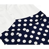 cheap Dresses-1950s Retro Vintage Rockabilly Knee Length Dress Tea Dress Swing Dress Polka dots Fit &amp; Flare Swing Fancy Dress Women's Christmas Carnival New Year Homecoming Daily Wear Bachelorette Party Adults'