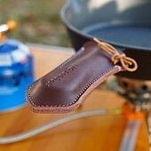 economico Cucina da campeggio-1 pz. Copertura in pelle PU per campeggio all&#039;aperto, impermeabile e resistente, perfetta per proteggere attrezzi e attrezzature da esterno, elegante e pratica