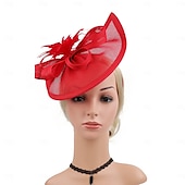 olcso Kalapok és fejdíszek-fascinators sapka virág tea party sapka nőknek toll kentucky derby sapka esküvőre