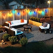 זול אורות מיתר סולאריים-5m-20leds חיצוני צבע סולארי כדור בועה מחרוזת אור חצר קמפינג אוהל גן חתונה פסטיבל אווירה קישוט מחרוזת אור