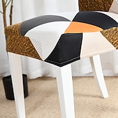 cheap Dining Chair Cover-Arrival Super Fit Stretch Removable Washable Short Dining Chair Protector Cover Seat Slipcover for Hotel Dining Room Ceremony Banquet Wedding Party