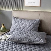 abordables Parures de draps-Protector de matelas imperméable Matelas matelassé Housse de matelas ajustée Protéger le lit Housse de lit épaisse Antidérapante Draps ajustés avec poche profonde Silencieux Hypoallergénique