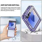 お買い得  サムスン用ケース-電話 ケース 用途 サムスンのギャラクシー Zフリップ6 Z Flip 5 バックカバー 耐衝撃 レトロ風 仕上げ PC
