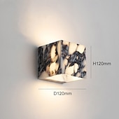 voordelige Wandverlichting voor binnen-wabi-sabi waterdichte natuurlijke bulgari paarse marmeren wandlamp voor slaapkamer hal entree