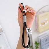 cheap Other Phone Case-1pc Short Colorful Braided Mobile Phone Rope Decorative Fashion Camera Anti-Loss Rope Mobile Phone Rope Bag Accessories Keychain Suitable for Daily Decoration Travel and Vacation
