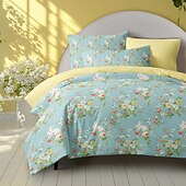 cheap 100% Cotton-Farmhouse Style Duvet Cover 3-Piece Set 100% Cotton or Polyester Super Soft Skin Friendly Long Lasting