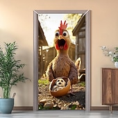 billige Dørdeksler-Morsomme Dyre Dørdekorasjoner Dørdeksler Syng Hval Dørteppe Dørgardin Dekorasjon Bakgrunn Innendørs/Utendørs Dørbanner Forsidegård