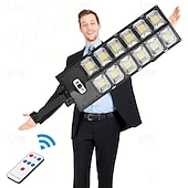 זול פנסי רחוב-1 pc 100 W אורות ופנסים של נתיב מונע בחשמל סולרי לבן חם 24 V 504 LED חרוזים