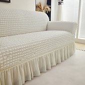 cheap Sofa Cover-Elastic Jacquard Fabric Sofa Cover Stretch Couch Cover Sectional L Shape Sofa Slipcover Corner Case for Living Room 1/2/3/4 Seat