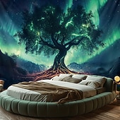 Недорогие Дерево жизни гобелен-Гобелен с мандалой Древо Жизни настенное искусство большой гобелен фреска декор фотографический фон плед занавеска для дома спальни и гостиной