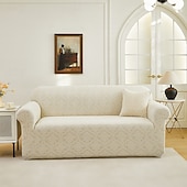 cheap Sofa Cover-Elastic Jacquard Fabric Sofa Cover Stretch Couch Cover Sectional L Shape Sofa Slipcover Corner Case for Living Room 1/2/3/4 Seat