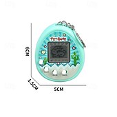 abordables Articles de fête-mini console de jeu électronique pour animaux de compagnie virtuels pour enfants, jouet porte-clés pour machine électronique portative pour animaux de compagnie elfe nourrissant