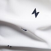 Недорогие Мужской Элитный Поло-Men's Polo Knit Polo Sweater Formal Work Turndown Short Sleeve Letter &amp; Number Buttons Summer White Green Beige Polo