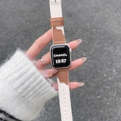 abordables correas de reloj de manzana-Bucle en Solo Loop Compatible con Apple Watch Correa 38mm 40mm 41mm 42mm 44mm 45mm 49mm Bonito Ajustable Cuero Sintético correa de repuesto para iwatch Ultra 2 Series 9 8 7 SE 6 5 4 3 2 1