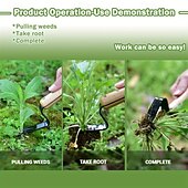 cheap Garden Hand Tools-Easy-Grip Metal Weed Puller Tool - Effortless LawnEasy-Grip Metal Weed Puller Tool - Effortless Lawn Care, No Power Needed Care, No Power Needed