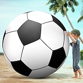 cheap Camping Accessories-70-150cm Large Inflatable Beach Ball Large Baseball Soccer Basketball Football Inflatable Sport Ball for Summer Pool Beach Outdoor Sports Themed Party