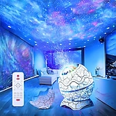 tanie Lampy projektora i projektory laserowe-projektor gwiazda projektor galaxy do sypialni pilot zdalnego sterowania&amp;amp; Głośnik bluetooth z białym szumem 14 kolorów led lampki nocne do kina domowego na świąteczny prezent!