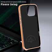 abordables Coques iPhone-Coque de téléphone pour iPhone 16 Pro Max Plus iPhone 15 Pro Max Plus iPhone 14 13 12 Pro Max Plus coque arrière avec support avec lanière avec bracelet rétro TPU plaqué