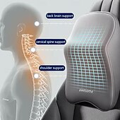 economico Poggiatesta e cuscini per auto-1 pz/2 pz supporto lombare per auto poggiatesta cuscino per il collo memory foam cuscino lombare universale morbido cuscini per il collo cuscino forniture per auto