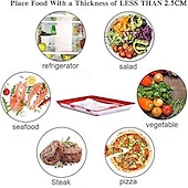 Недорогие Кухонная утварь и гаджеты-многоразовый лоток для хранения продуктов, лоток для хранения продуктов, штабелируемые лотки для хранения продуктов, экологически чистые штабелируемые лотки для хранения продуктов с эластичной крышкой