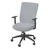 cheap Office Chair Cover-Stretch Velvet Office Chair Cover - Soft, Removable, Washable &amp; Zippered