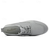 cheap Men&#039;s Sneakers-Men&#039;s Lightweight Breathable Mesh Lace-Up Sneakers – Casual Walking Shoes with Airy Design for Summer, Travel &amp; Everyday Comfort