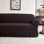 cheap Sofa Cover-Elastic Jacquard Fabric Sofa Cover Stretch Couch Cover Sectional L Shape Sofa Slipcover Corner Case for Living Room 1/2/3/4 Seat
